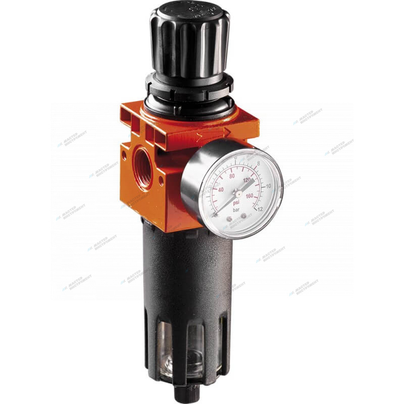 VEPA ФИЛЬТР-РЕДУКТОР F451/3 с манометром 1/2" металлический корпус
